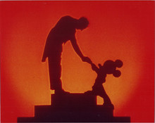 Fantasia 8x10 photo Mickey Mouse shakes Conductor's hand