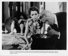 Emmanuelle original 1975 8x10 photo Sylvia Kristel Alain Cuny marijuana scene