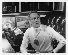 Slap Shot 1977 8x10 original 8x10 photo Paul Newman in roll neck sweater snipe