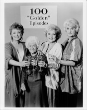 The Golden Girls celebrate100 episodes 8x10 press photo Rue Betty Bea & Estelle