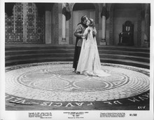 El Cid 1961 original 8x10 photograph Charlton Heston Sophia Loren in castle