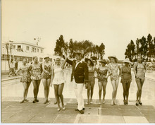 Tommy 1975 original 8x10 photo Oliver Reed poses with holiday camp girls