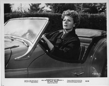 Rita Hayworth drives vintage convertable original 8x10 photo The Happy Thieves