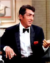 Dean Martin classic in tuxedo holding cigarette from his 1960's TV 8x10 photo
