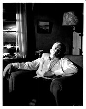 James Dean vintage 8x10 photograph seated in chair wearing white shirt cool pose