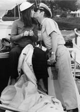 The Boatniks 1970 original 8x10 photo Stefanie Powers kisses Robert Morse
