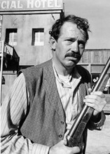 Warren Oates holds rifle 1973 Kid Blue original 8x10 photo