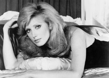 Morgan Fairchild lies on bed in neglige The Seduction original 8x10 photo