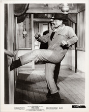John Wayne breaks down door with foot North To Alaska original 1964 8x10 photo
