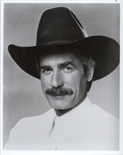 Sam Elliott 8x10 photograph in white shirt and stetson hat