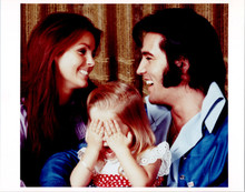 Elvis Presley Priscilla Presley and daughter Lisa Marie vintage 1970's 8x10 phot