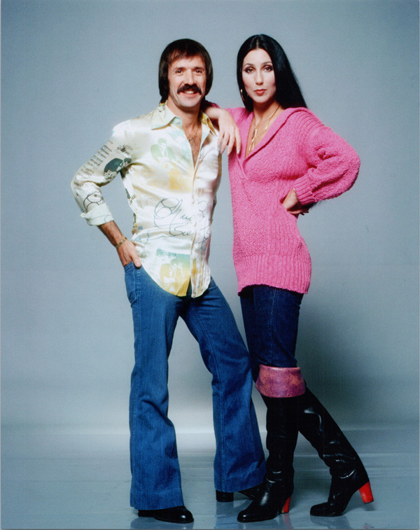 8x10 Print Sonny & Cher Portrait 1976 #3091 