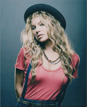 Fergie Duhamel 8x10 publicity portrait in red t-shirt and black hat