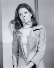 Diana Rigg as Mrs Peel in white poloneck sweater The Avengers TV series 8x10
