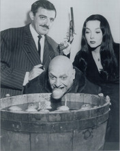 The Addams Family John Astin Carolyn Jones Jackie Coogan 8x10 photo apples