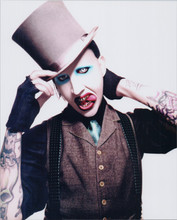 Marilyn Manson 8x10 publicity portrait in top hat