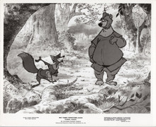 Walt Disney Robin Hood 1973 8x10 original photo Robin Little John in woods