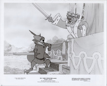 Walt Disney Robin Hood 1973 8x10 original photo Robin Prince John sword fight
