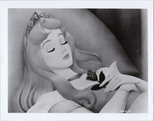 Sleeping Beauty Walt Disney 1983 8x10 photo Beauty sleeping with rose