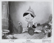 Pinocchio original Walt Disney 1971 8x10 photo classic Pinocchio  Jiminy Cricket