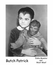 The Munsters TV series Eddie Munster holding woof woof doll 8x10 photo