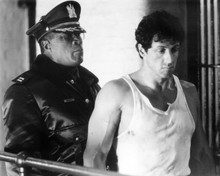 Lock-Up 1989 movie Sylvester Stallone John Amos in prison scene 8x10 photo