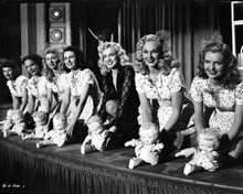 Ladies of the Chorus 8x10 photo Marilyn Monroe Adele Jergens with dolls on stage