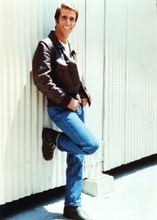 Henry Wingler full length smiling pose as The Fonz Happy Days 8x10 photo