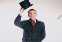 Christopher Eccleston as The Doctor 2005 8x10 photo tipping hat Dr. Who