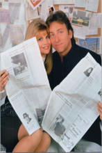Hearts Afire 1992 TV series 8x10 photo John Ritter Markie Post smiling