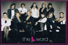 The L Word TV series 8x10 photo full cast line-up in formal dress