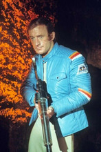 Space 1999 Nick Tate with big space gun 4x6 inch photo