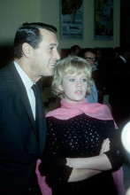 Hayley Mills Rock Hudson chat together circa 1967 at Hollywood event 4x6 photo