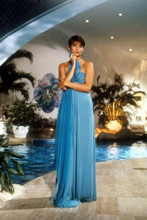 Carey Lowell full length in blue dress License To Kill 4x6 inch photo