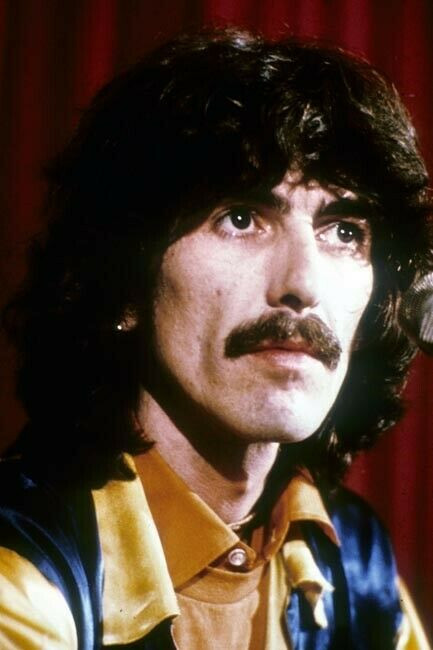 George Harrison The Beatles circa 1968 4x6 inch photo - Moviemarket