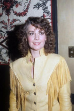 Natalie Wood circa 1970's wears western fringed jacket 4x6 inch photo