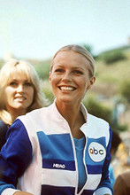 Cheryl Ladd candid smiling Charlie's Angels star at TV sporting event 5x7 photo