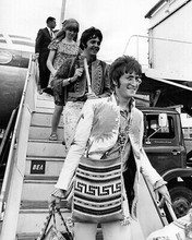 THE BEATLES JOHN LENNON PAUL MCCARTNEY JANE ASHER HEATHROW BEA 1967 8X10 PHOTO