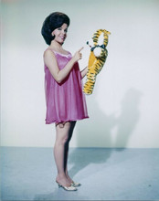 Annette Funicello full length in purple neglige smiling pose 8x10 photo