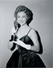 Susan Hayward holds her Academy Award smiling 8x10 photo