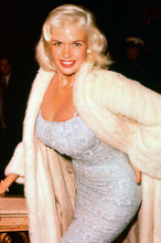 JAYNE MANSFIELD SEXY COLOR POSTER CANDID RARE