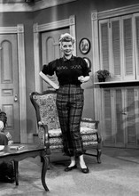 Lucille Ball full length pose in apartment I Love Lucy TV series 5x7 inch photo