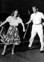 It's A Wonderful Life James Stewart Donna Reed rare dance on set 5x7 photograph