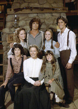 Little House on the Prairie Ingalls family portrait by fireplace 5x7 inch photo