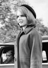 Joey Heatherton wears overcoat & beret 1964 Where Love Has Gone 5x7 inch photo