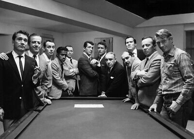 Ratpack~Martin~Sinatra~Playing Pool~Billiards~Shooting Pool~Poster~Photo~20"x30" 