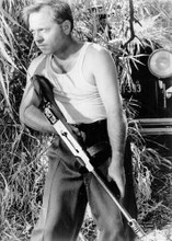 Mickey Rooney in tank top with Thompson sub machine 1957 Baby Face Nelson 5x7