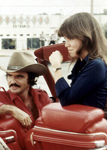 Smokey And the Bandit Burt Reynolds Sally Field in Cadillac Eldorado 5x7 photo
