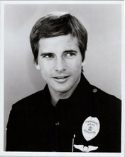 Dirk Benedict 8x10 photo 1972 TV series Chopper One in police uniform