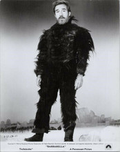 Barbarella original 1968 8x10 photo Ugo Tognazzi full length in ice landscape